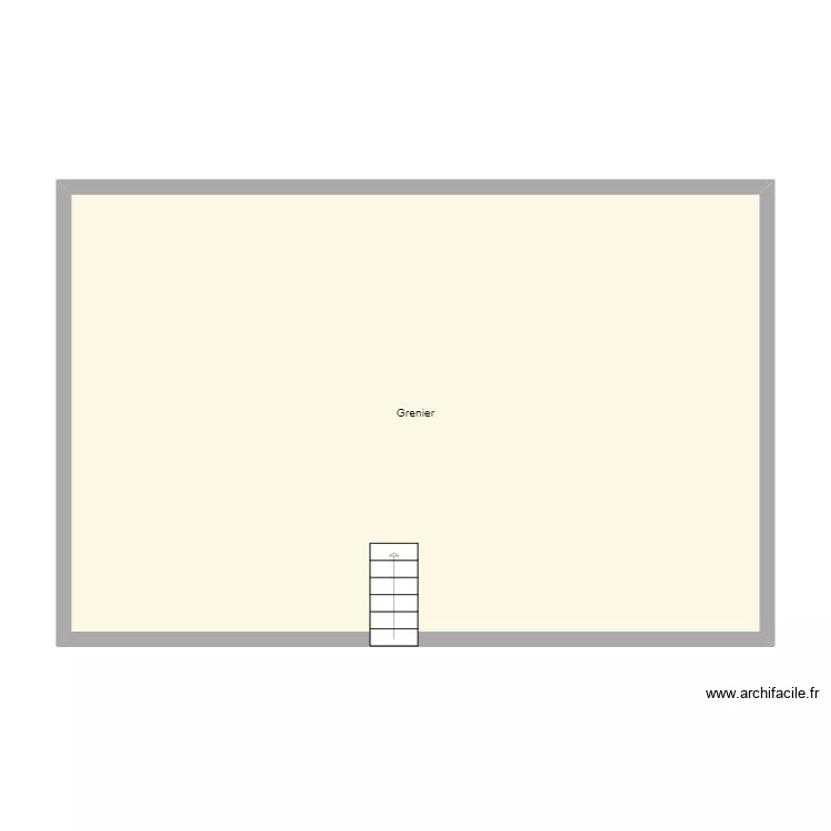 Croquis JACOB Grenier. Plan de 