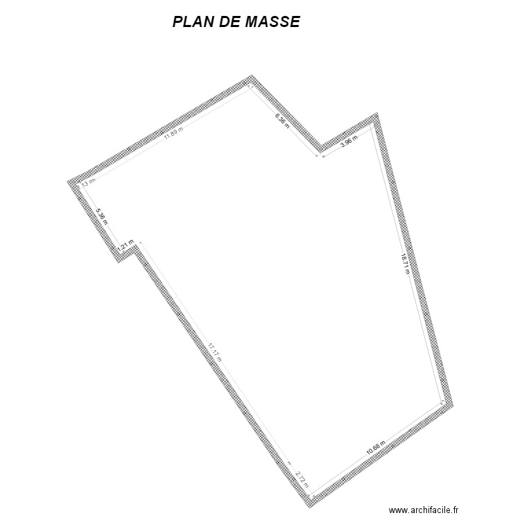 PLAN DE MASSE 1. Plan de 0 pièce et 0 m2