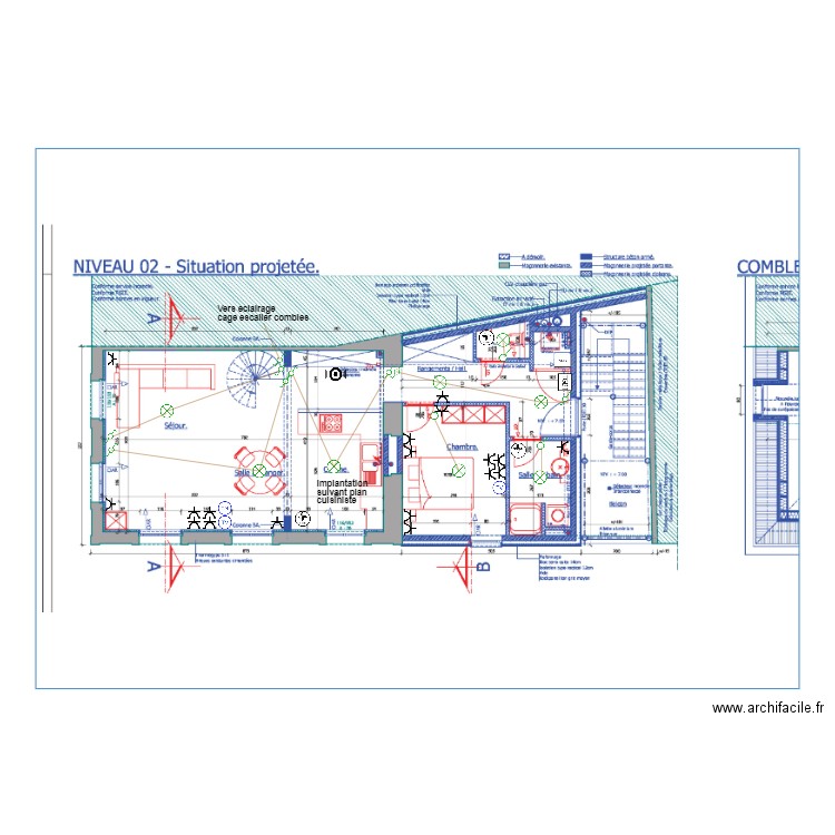 Plan electrique DUWEZ R2. Plan de 0 pièce et 0 m2