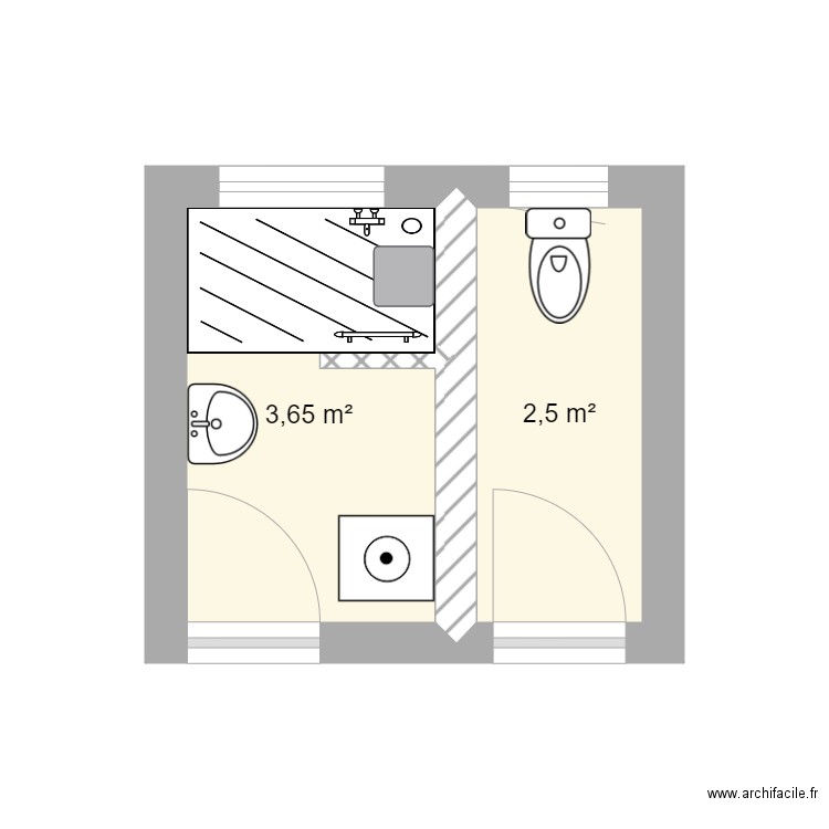 LAHMASS salle de bain 3. Plan de 0 pièce et 0 m2