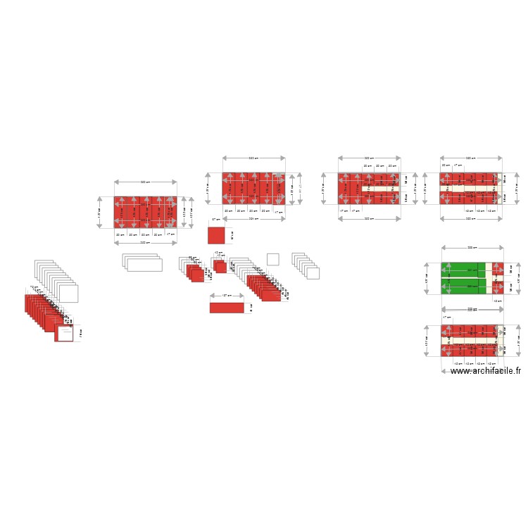 débit  panneau jardinière. Plan de 0 pièce et 0 m2
