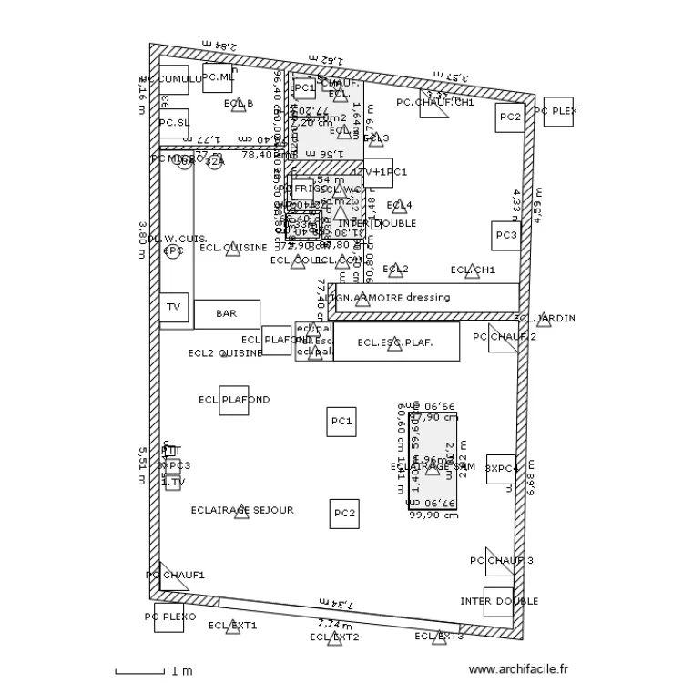 RDC LOFT MOB ELC. Plan de 