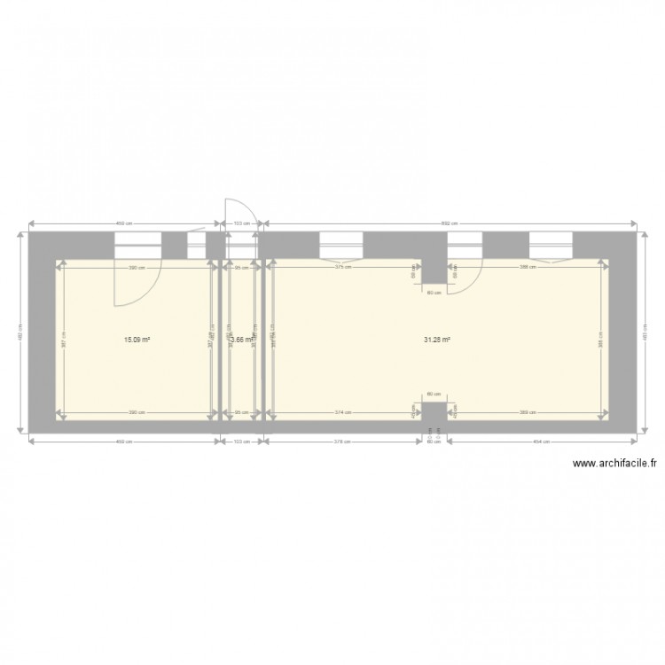 SCI Gaiété CinqBis RDC 1. Plan de 0 pièce et 0 m2