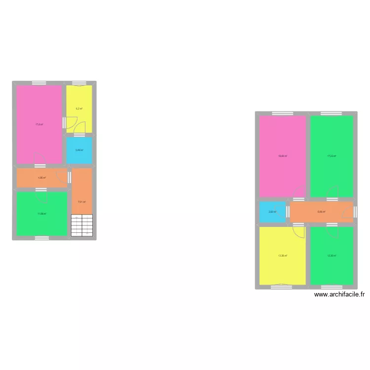 Mgbx 187-189 . Plan de 