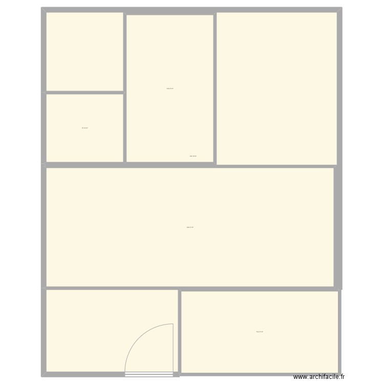 adam benali. Plan de 5 pièces et 1089 m2