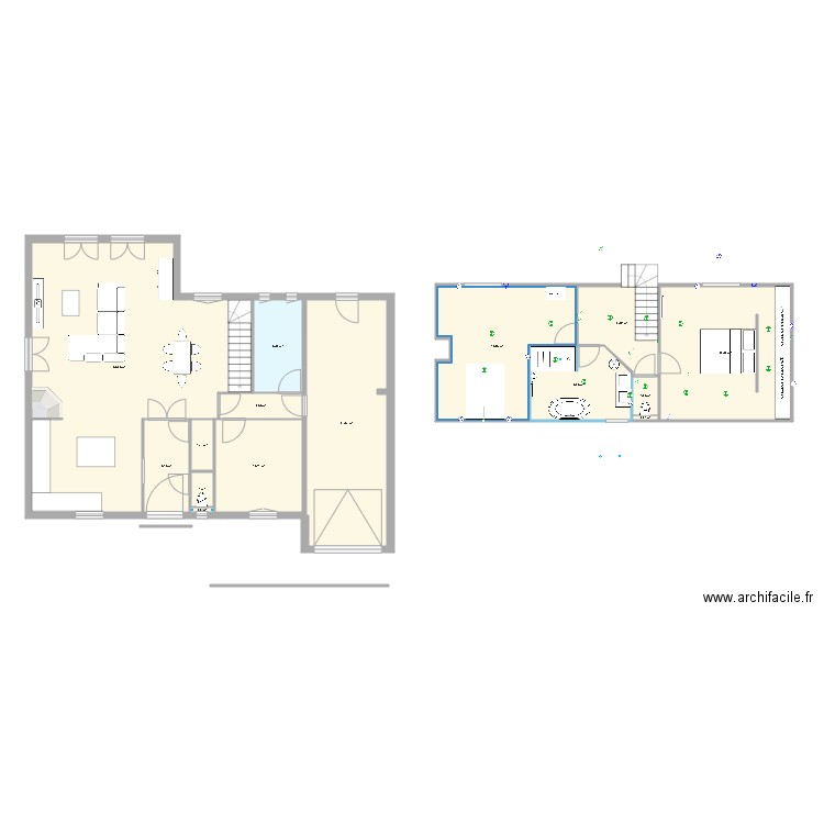 maison modif dressing 3. Plan de 0 pièce et 0 m2