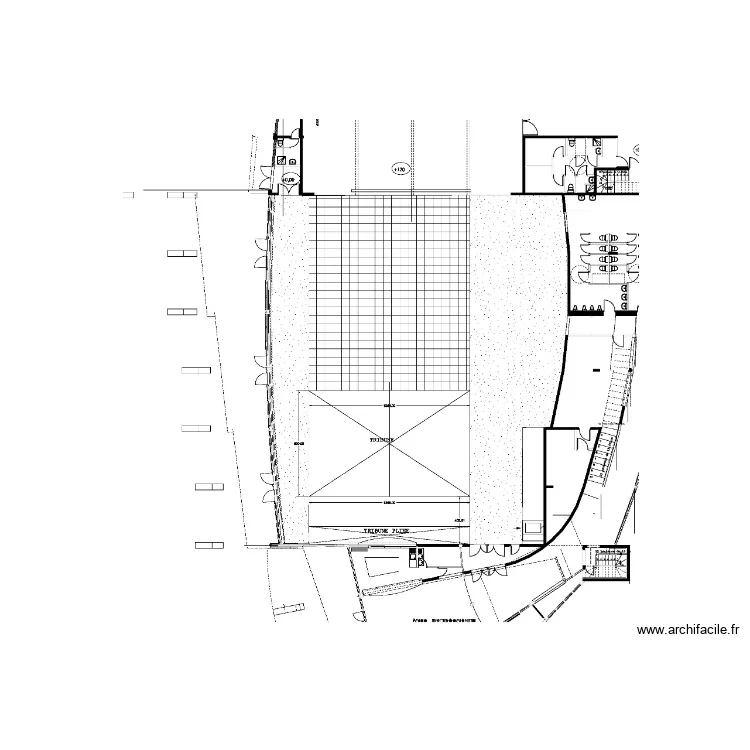 Plan pl&eacute;ni&egrave;re vierge . Plan de 