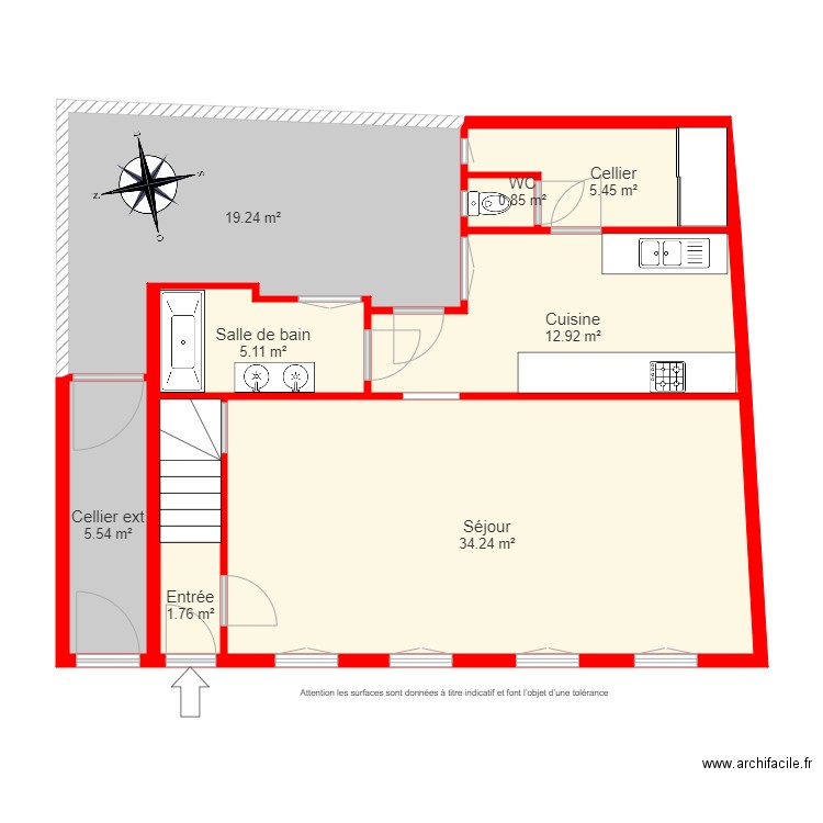 BI 6179 rdc. Plan de 0 pièce et 0 m2