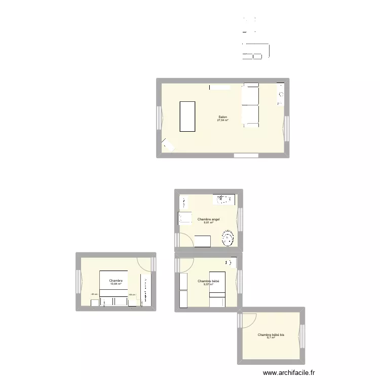 Maison mancieulles. Plan de 