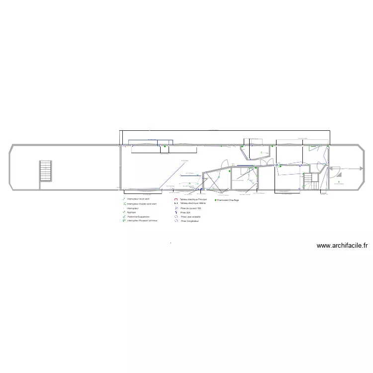 Etage Hélène. Plan de Etage Hélène. Plan de