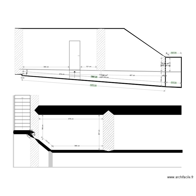 ELEVATION HUG ACCES EXT. Plan de 0 pièce et 0 m2