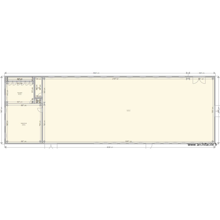 Grand Atelieratelier. Plan de 0 pièce et 0 m2