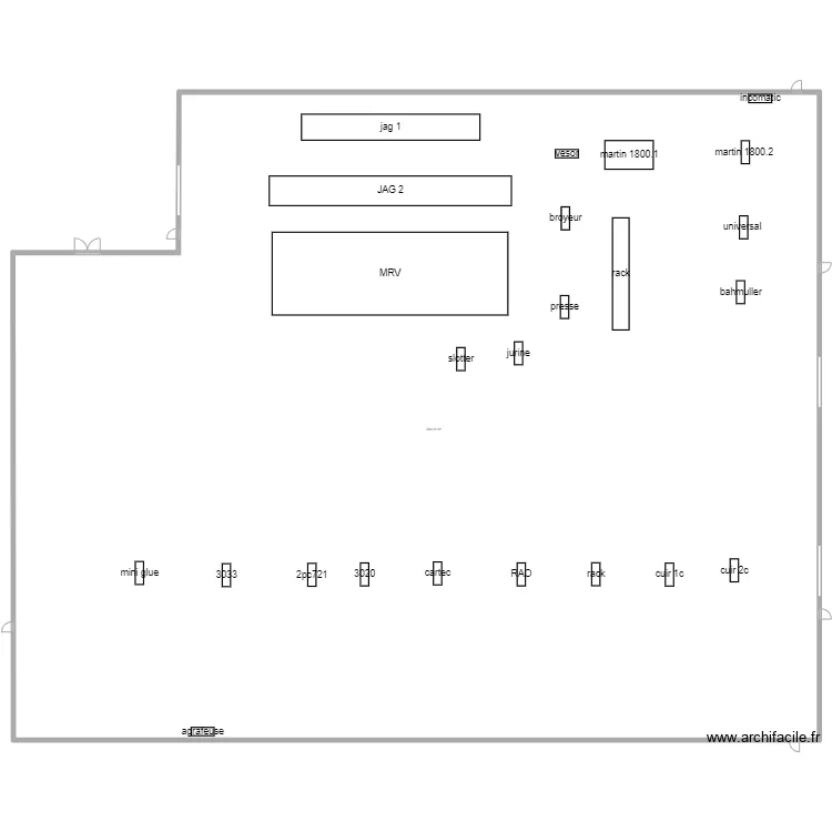 plan usine 1. Plan de 