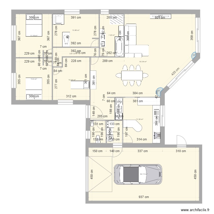 maison 1. Plan de 0 pièce et 0 m2