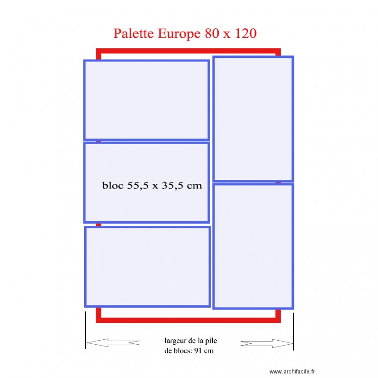 palette seule. Plan de 0 pièce et 0 m2