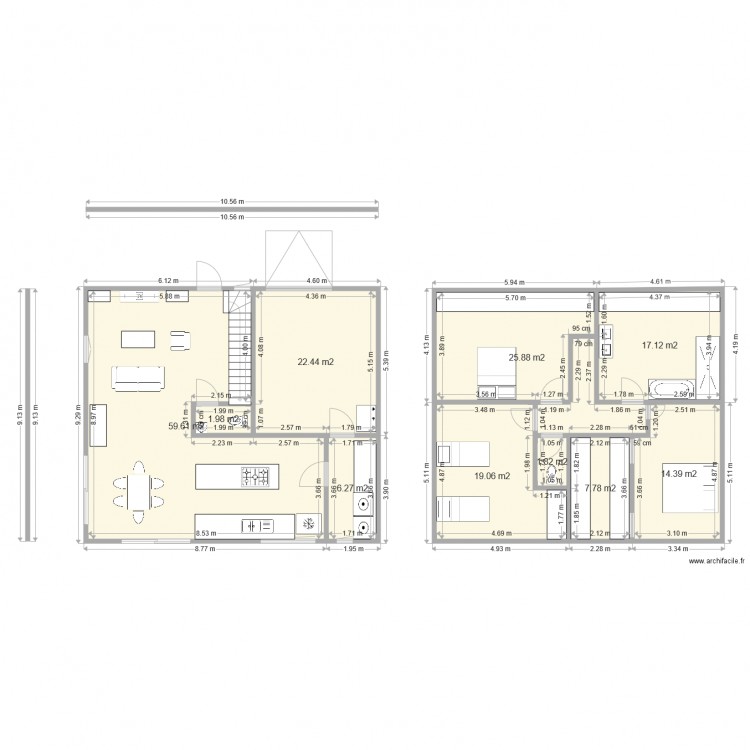 maison 2. Plan de 0 pièce et 0 m2