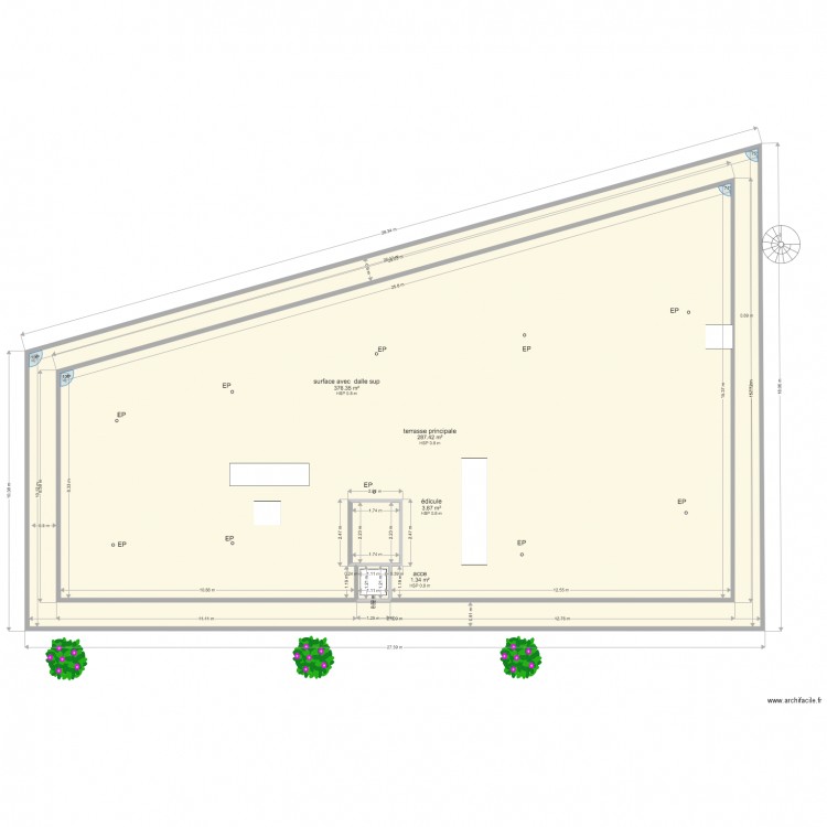 haut com. Plan de 0 pièce et 0 m2