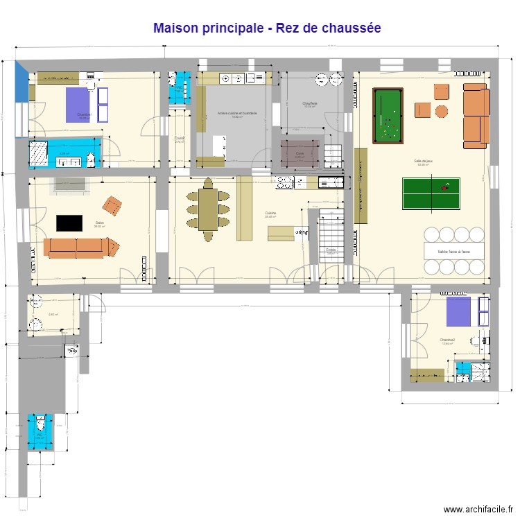 Cuisine V1. Plan de 0 pièce et 0 m2