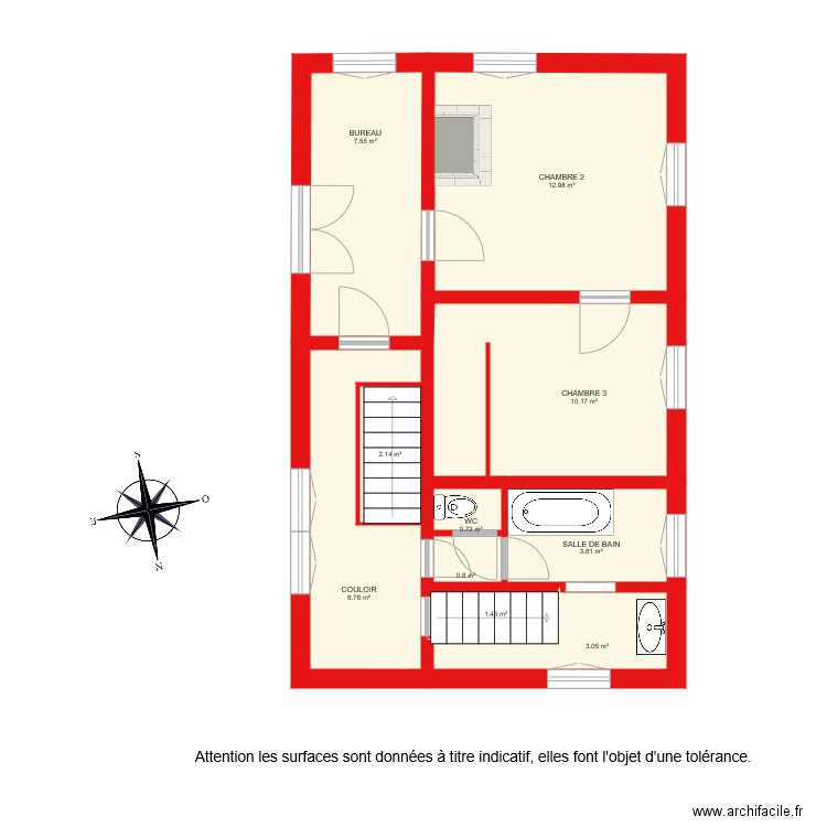 BI 1831 niveau 2. Plan de 0 pièce et 0 m2