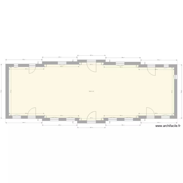 maison yvetot rdc1. Plan de 