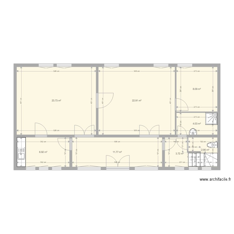 Malgarnit R0. Plan de 0 pièce et 0 m2
