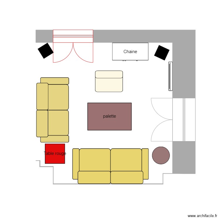 Salon 1 SPA. Plan de 0 pièce et 0 m2