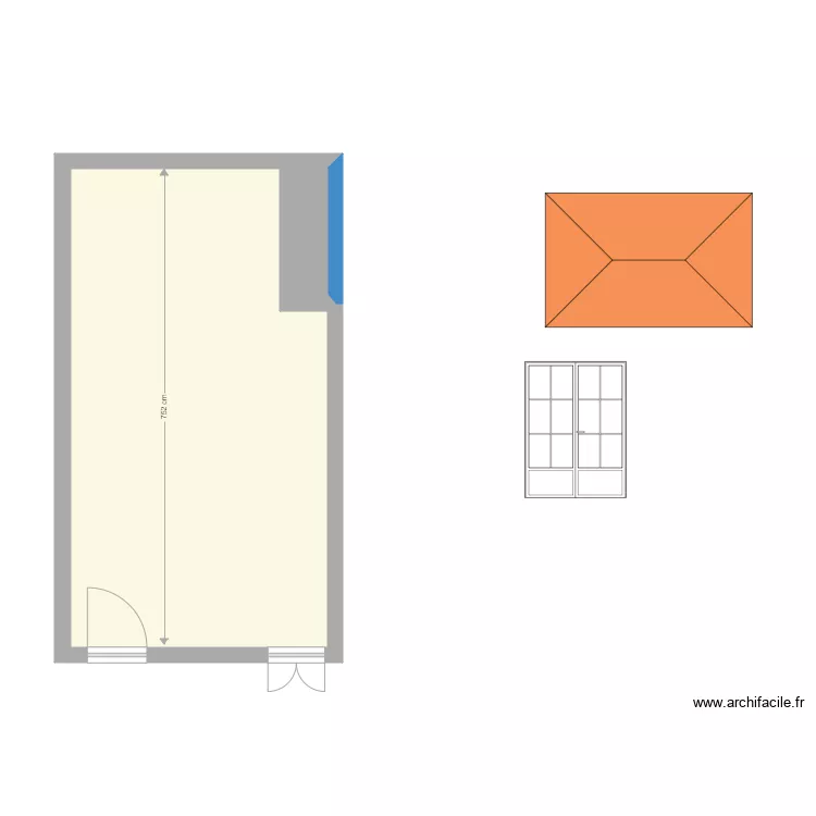 Ste Rapine Marco. Plan de 