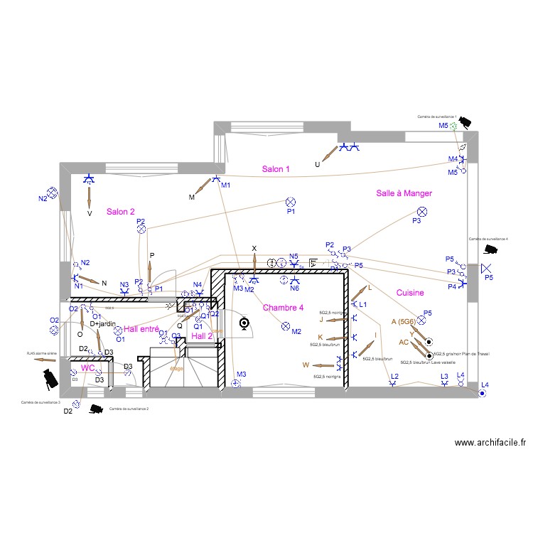 Ahmet RDC-Electricité 2. Plan de 0 pièce et 0 m2