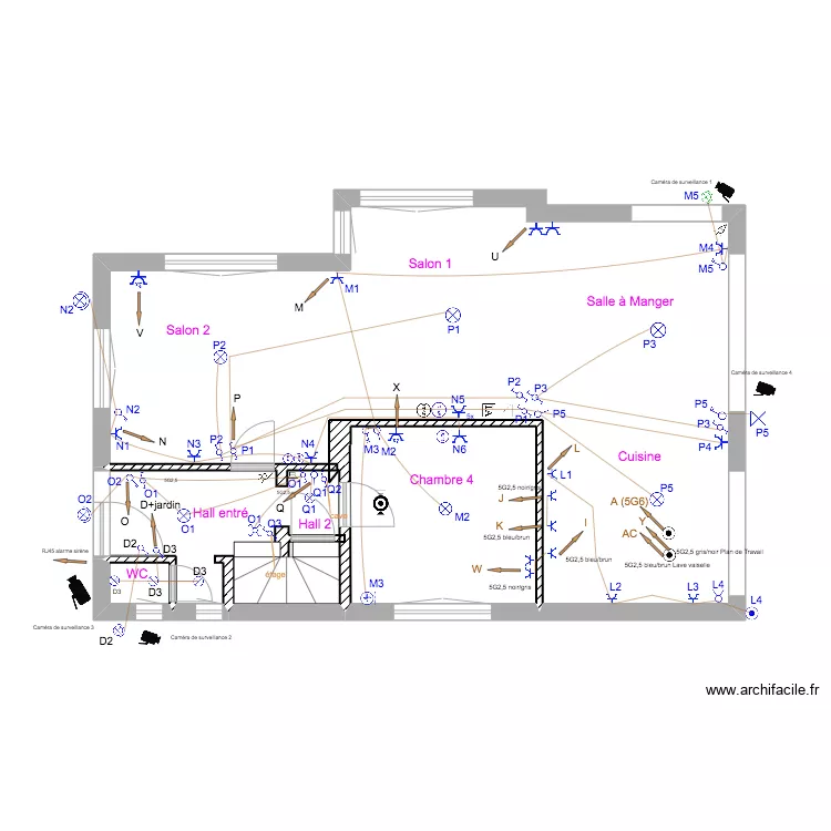 Ahmet RDC-Electricit&eacute; 2. Plan de 
