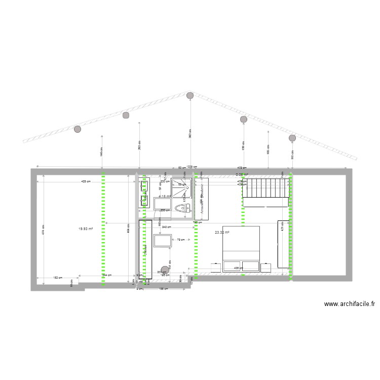 11 place de lHorloge second floor Plan B. Plan de 0 pièce et 0 m2