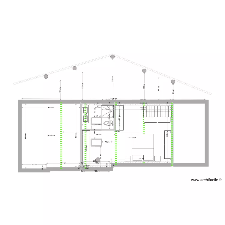 11 place de lHorloge second floor Plan B. Plan de 