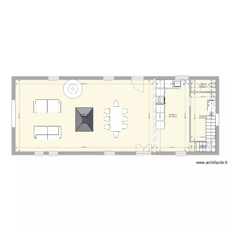 la colombière RDC. Plan de la colombière RDC. Plan de