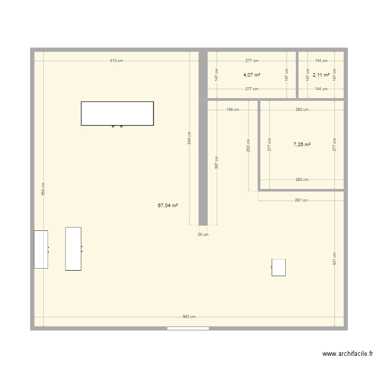 cap julie. Plan de 0 pièce et 0 m2