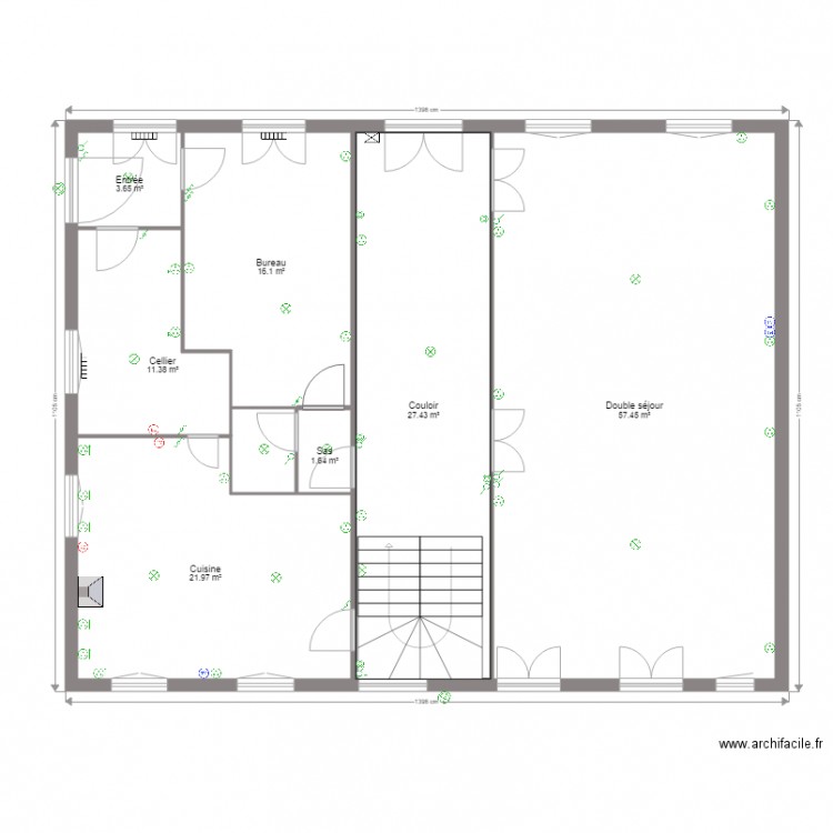 La grange au puits R de C  Elec. Plan de 0 pièce et 0 m2