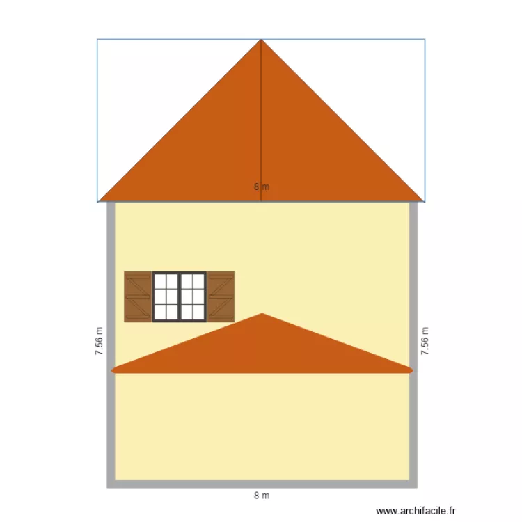 Plan de Coupe Facade Nord Projet 2. Plan de 