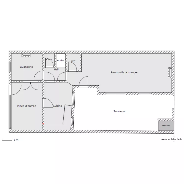 gembloux rez chaussee. Plan de 
