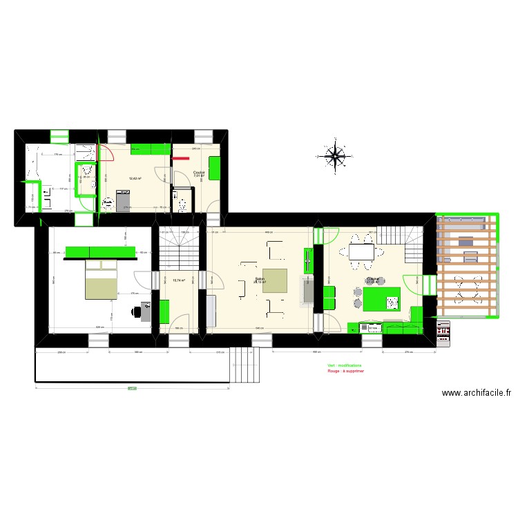 Maison de Cinquin. Plan de 0 pièce et 0 m2