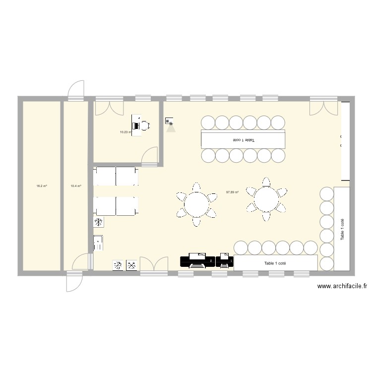 salle de sprof cdi. Plan de 0 pièce et 0 m2