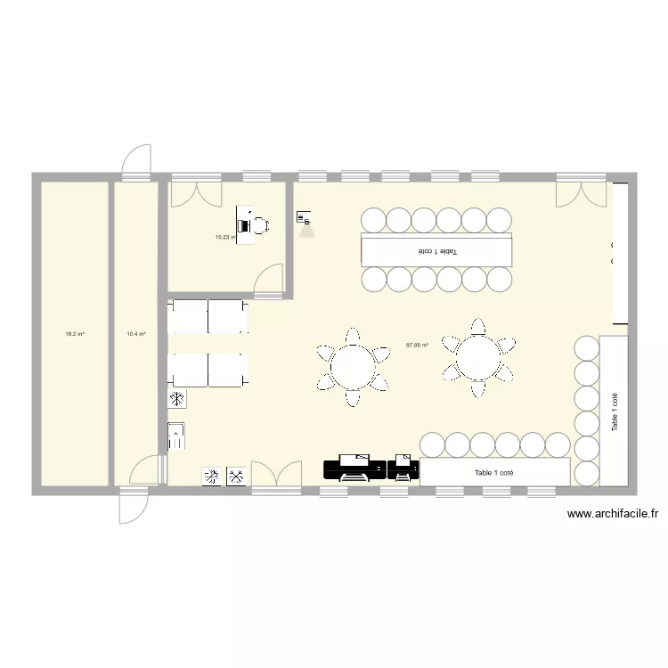 salle de sprof cdi. Plan de 