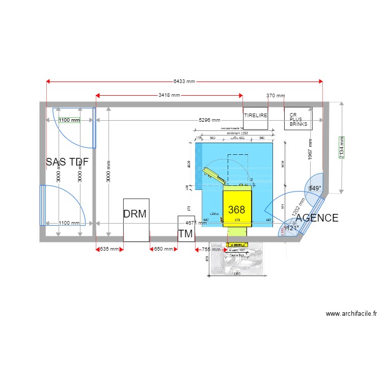 PLAN DE MASSE EXISTANT AIX LES MILLES 368. Plan de 0 pièce et 0 m2