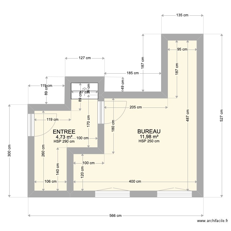 PLAN ZAI RDC EXISTANT . Plan de 0 pièce et 0 m2