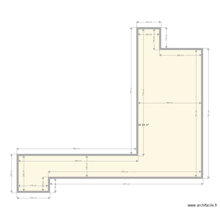 PRAD. Plan de 0 pièce et 0 m2