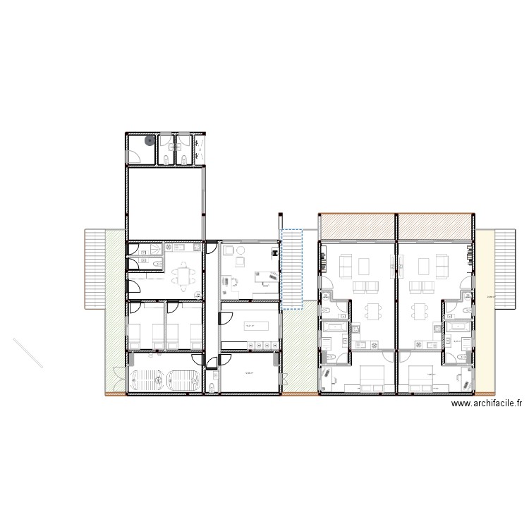 INZOZI MEP 3. Plan de 159 pièces et 1968 m2