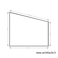 Vue arri&egrave;re abri jardin atelier familial