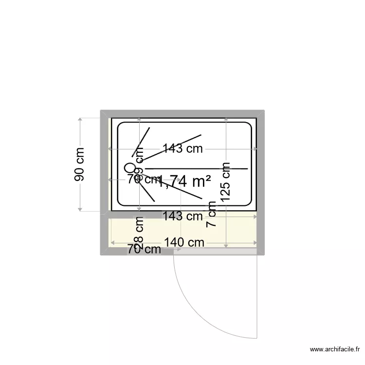 CARREBAT BONNIN/PAULMIN. Plan de 
