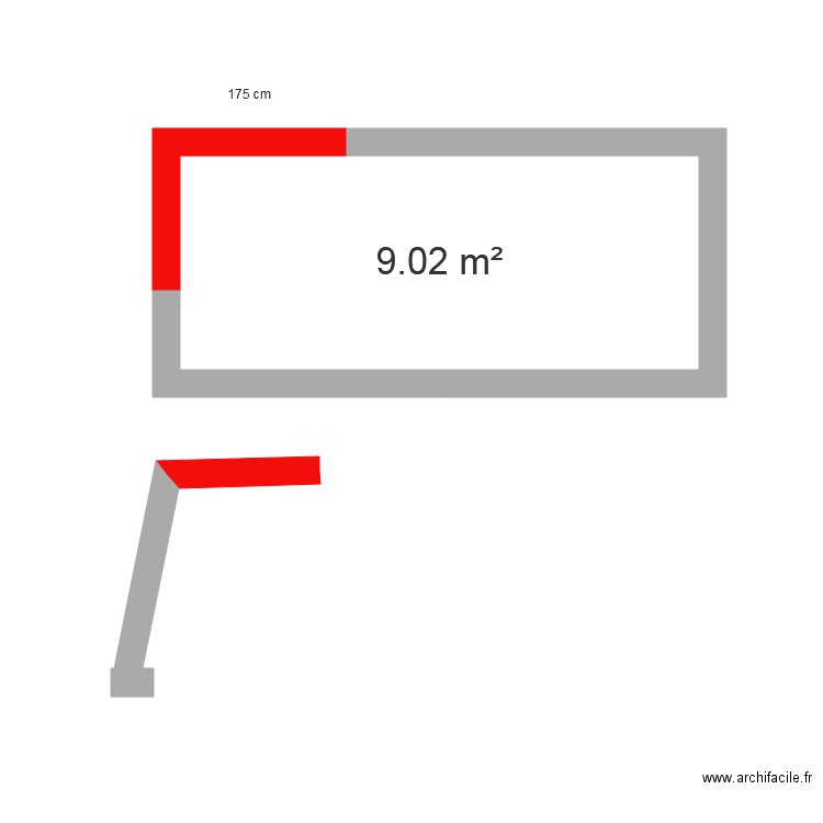 POU. Plan de 0 pièce et 0 m2