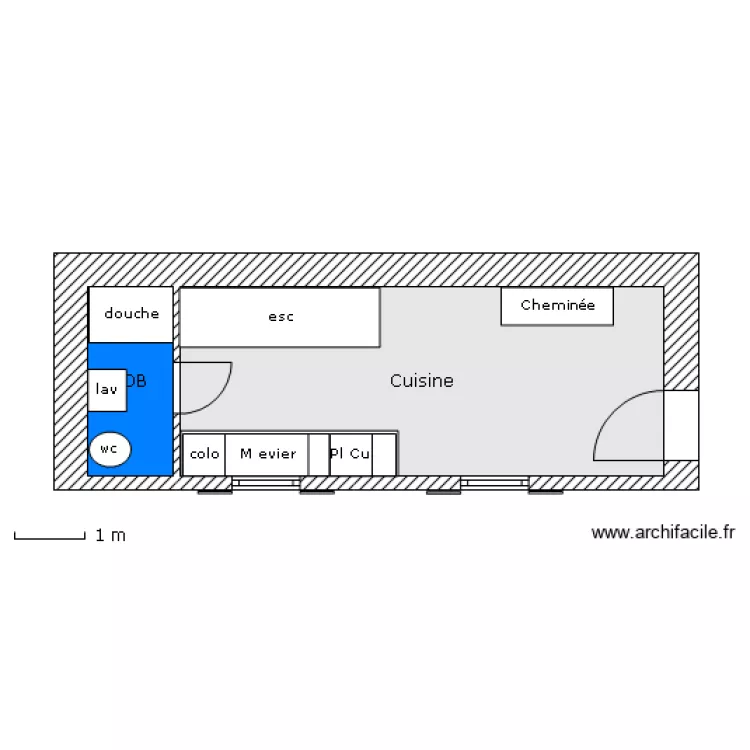 Rez chaussée. Plan de Rez chaussée. Plan de