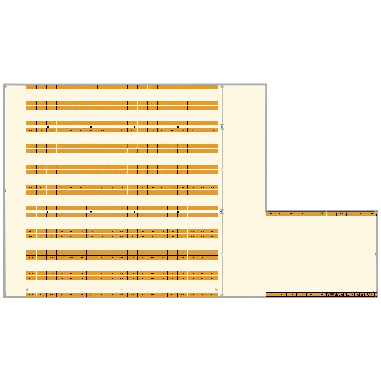 L.C.A . Plan de 1 pièce et 654 m2