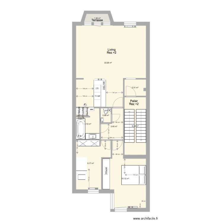 Marie José Rez2 Eau chauffage Def. Plan de 0 pièce et 0 m2