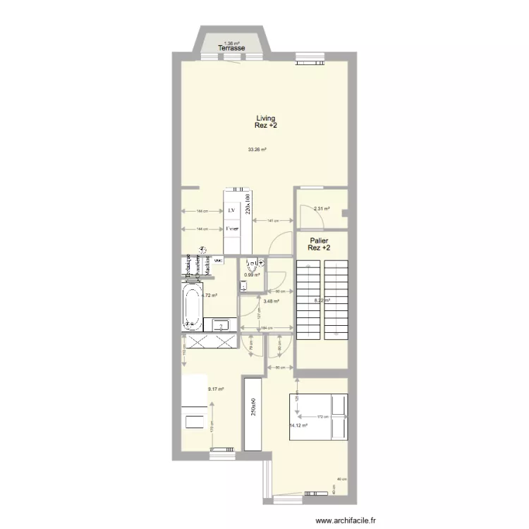 Marie Jos&eacute; Rez2 Eau chauffage Def. Plan de 0 pièce et 0 m2